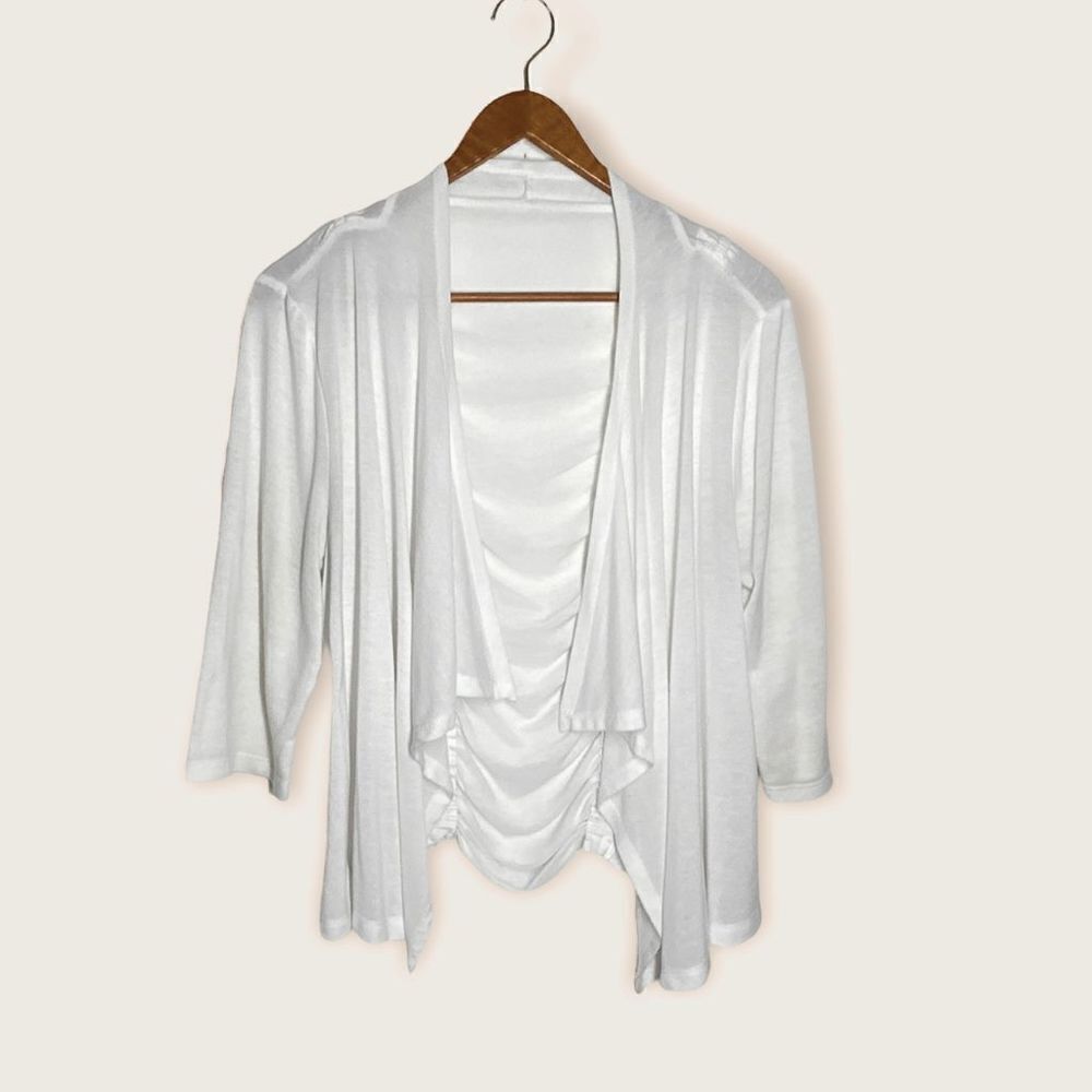 HMS White Cardigan Size Small